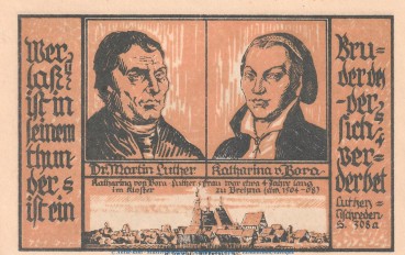 Notgeld Stadt Brehna 160.3 , 50 Pfennig Schein Nr.9 in kfr. von 1921 , Sachsen Anhalt Seriennotgeld