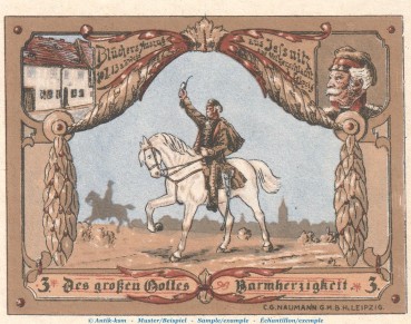 Notgeld Stadt Jessnitz 659.3 , 25 Pfennig Nr.3 -Glück auf- in kfr. von 1921 , Sachsen Anhalt Seriennotgeld