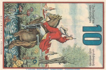Preview: Notgeld Stadt Rinteln 1125.1.c , 10 Pfennig Schein -gut für- in kfr. von 1920 , Niedersachsen Seriennotgeld