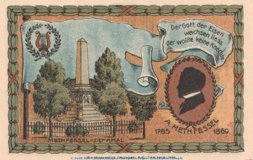 Preview: Notgeld Stadt Stadtilm 1250.1 , 5 Pfennig Schein in kfr. von 1921 , Thüringen Seriennotgeld