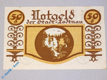 Notgeld Todtnau , 50 Pfennig Schein Nr 2 , Mehl Grabowski 1328.1 , von 1921 , Württemberg Seriennotgeld