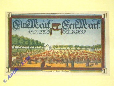Notgeld Tondern , vollständiger Satz mit 1 Schein über 1 Mark , Seriennotgeld , Dänisch Nord Schleswig , Mehl Grabowski 1329.2 G , von 1920