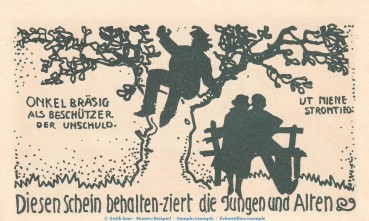 Preview: Notgeld Vatl. Frauenverein Helmstedt 598.1 , 2 Mark Schein in kfr. o.D. Niedersachsen Seriennotgeld