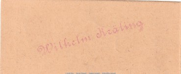 Preview: Notgeld W. Kräling Buchhandlung Siedlinghausen 1224.1.g , 25 Pfennig Schein in kfr. o.D. Westfalen Seriennotgeld