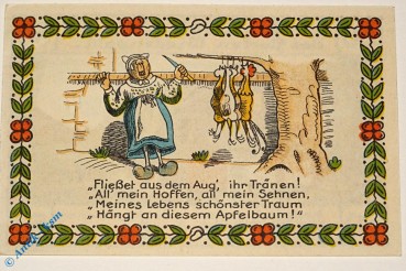 Notgeld Wiedensahl , 50 Pfennig Schein Nr 2 , Mehl Grabowski 1424.1 , Niedersachsen Seriennotgeld