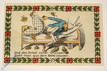 Notgeld Wiedensahl , 50 Pfennig Schein Nr 6 , Mehl Grabowski 1424.1 , Niedersachsen Seriennotgeld