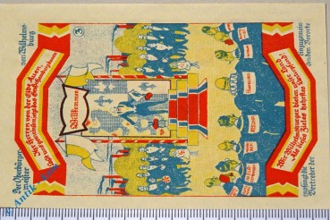 Wilhelmsburg , Notgeld 50 Pfennig Schein Nr.3 , M-G 1429.1 Hamburg 1921 Seriennotgeld