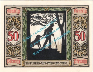 Oldenburg , Notgeld 50 Pfennig -glanz- Nr.2 in kfr. M-G 1016.1.a , Niedersachsen 1921 Seriennotgeld