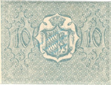 Preview: Reichenhall , Notgeld 10 Pfennig Schein unc-kfr. Ti.5990.20.20 Bayern o.D. Verkehrsausgabe