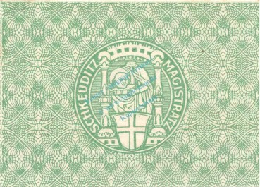 Preview: Schkeuditz , Notgeld 50 Pfennig Schein unc-kfr. Ti.6525.05.07 , Sachsen 1918 Verkehrsausgabe