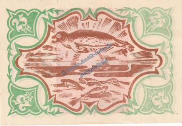 Preview: Schobüll , Notgeld 25 Pfennig Schein in kfr. M-G 1194.9 , Schleswig Holstein 1921 Seriennotgeld