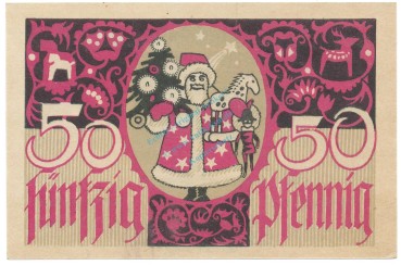 Preview: Sonneberg , Notgeld 50 Pfennig Schein unc-kfr. Ti.6985.10.17 TH 1920 Verkehrsausgabe -4270-
