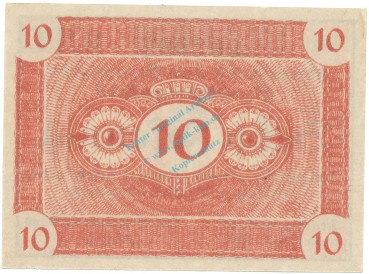 Preview: Stadtlengsfeld , Notgeld 10 Pfennig Schein unc-kfr. Ti.7055.05.26 TH 1917 Verkehrsausgabe -4279-