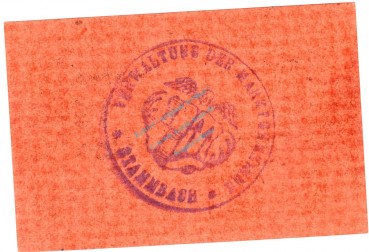 Preview: Stammbach , Notgeld 15 Pfennig Schein unc-kfr. Ti.7070.05.42 Bayern 1917 Verkehrsausgabe