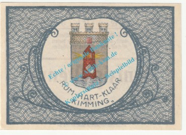 Preview: Westerland , Notgeld 50 Pfennig Schein in kfr. Tieste 7860.110.35 , Schleswig 1920 Verkehrsausgabe