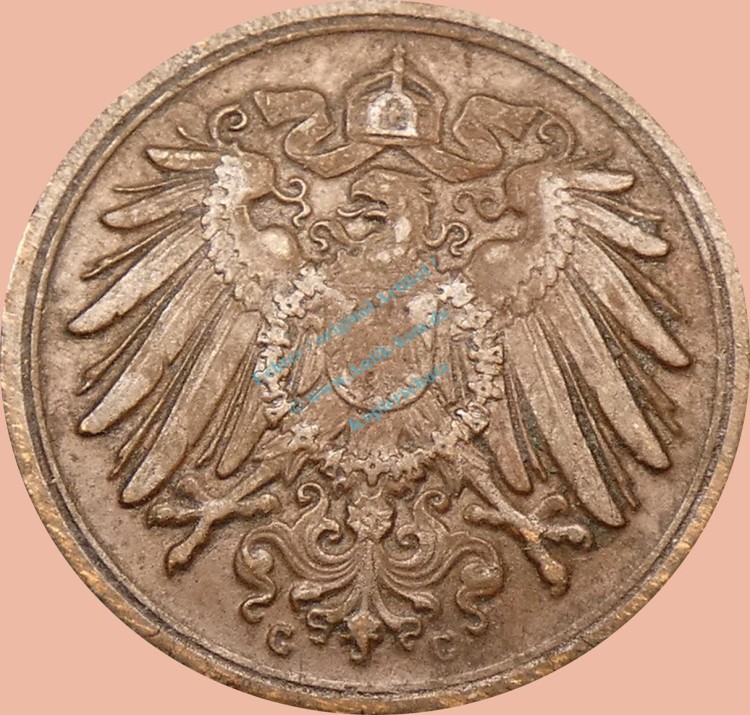1 Pfennig Münze 1895 G -Deutsches Kaiserreich- ss-vz J.10 -0997-