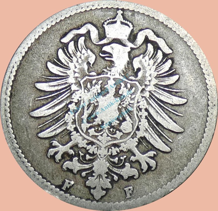10 Pfennig Münze Deutsches Kaiserreich 1873 F -kl.Adler- s J.4 -0967-