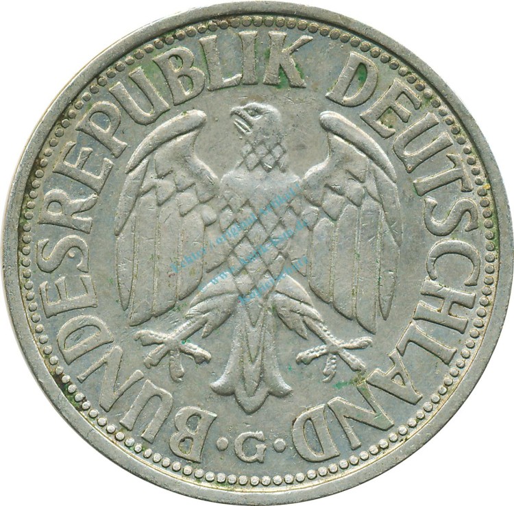 2 Mark Kursmmünze 1951 G -Ähren Weinblätter Trauben- ss , J.386 -0702-