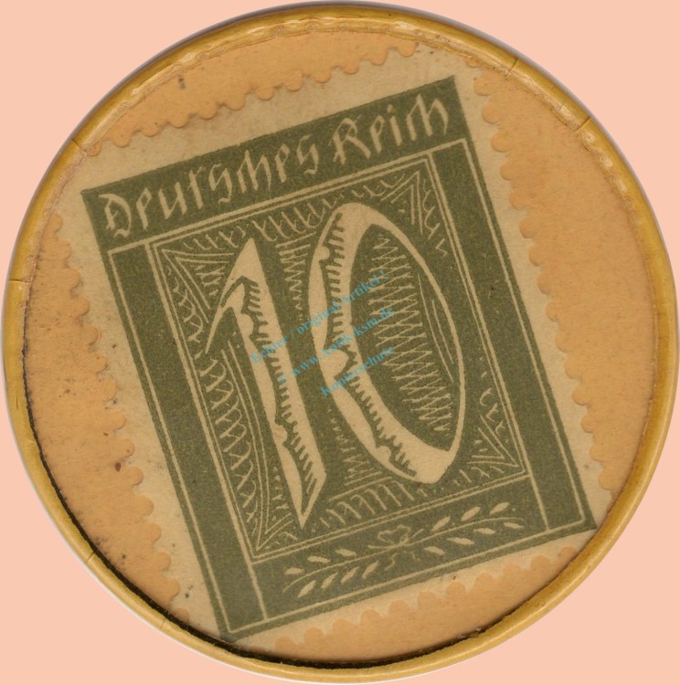 Dortmund , Kapselgeld 10 Pfennig unc-kfr. -DAB Brauerei- NRW o.D. -0095-