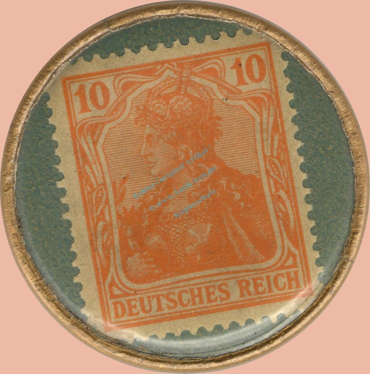 Elberfeld , Kapselgeld 10 Pfennig -Wicküler Küpper Brauerei- unc-kfr. NRW o.D. -0102-