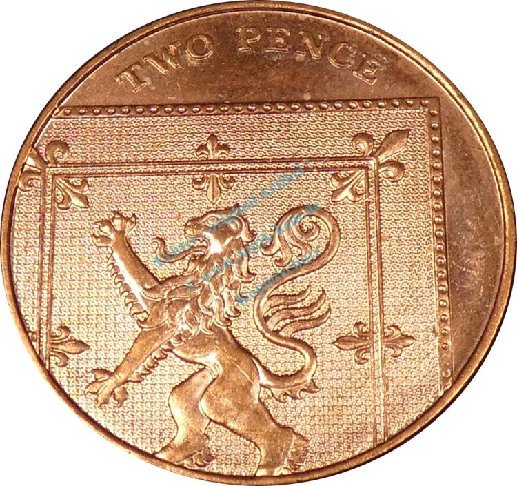 Großbritannien , 2 Pence 2008 -unter Elizabeth II- KM.1108 ss-vz -0304-