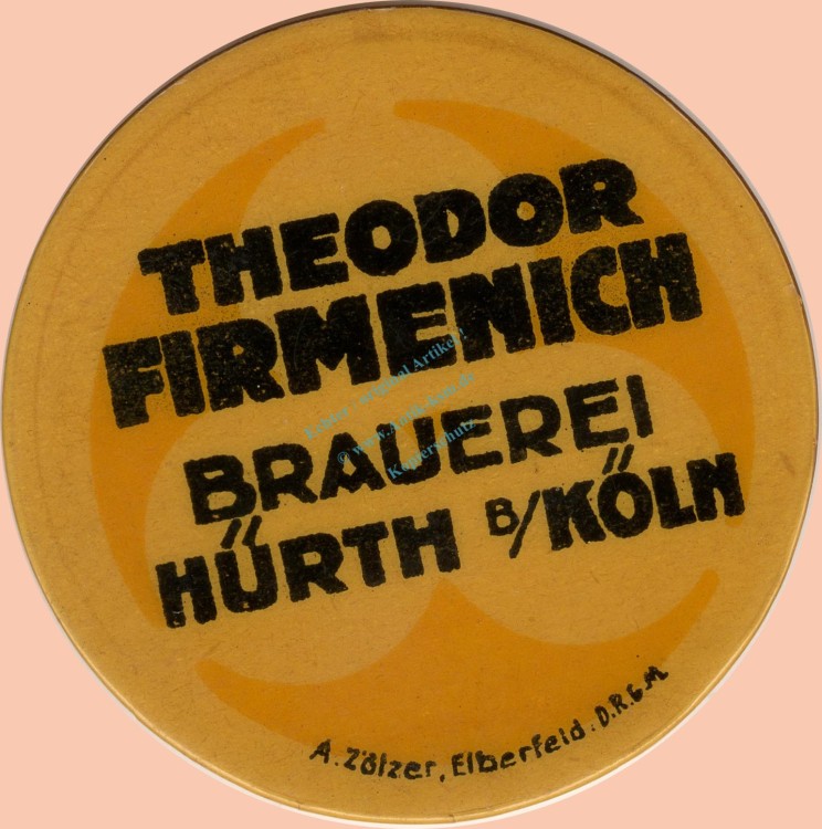 Köln , Kapselgeld 10 Pfennig -T.Firmenich Hürth- unc-kfr. NRW o.D. -0090-