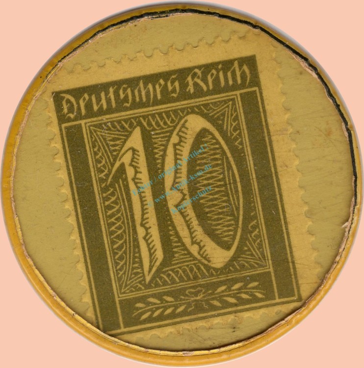 München , Kapselgeld 10 Pfennig unc-kfr. -Thomasbräu Hell Urtyp- BAY o.D. -0098-