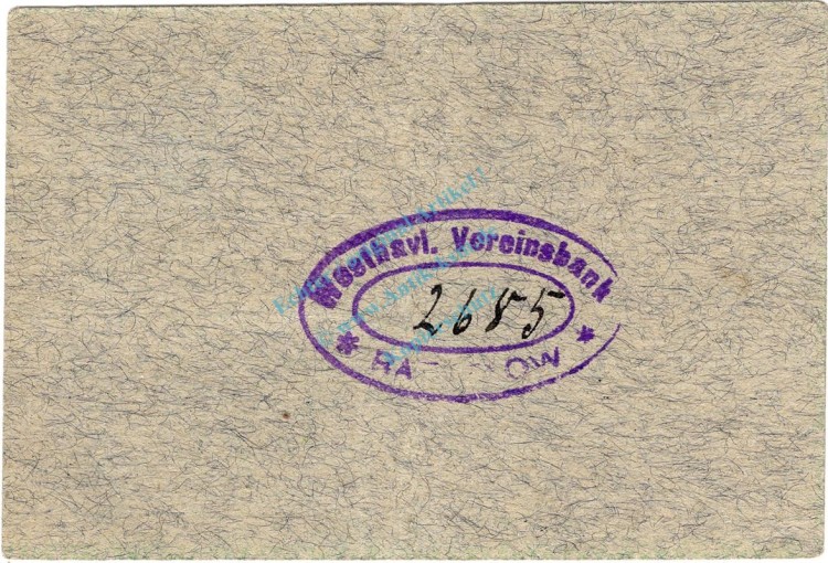 Rathenow , Notgeld 1 Pfennig Schein F-kfr. Ti.5915.15.15 BBG 1917 Verkehrsausgabe -4328-
