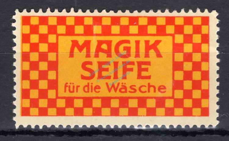 Reklamemarke -Magik Seife für die Wäsche- unc-kfr. -0152-