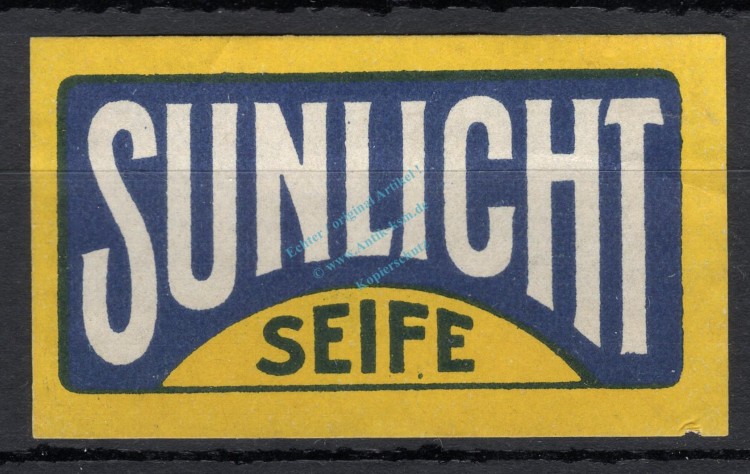 Reklamemarke -Sunlicht Seife- unc-kfr. -0153-
