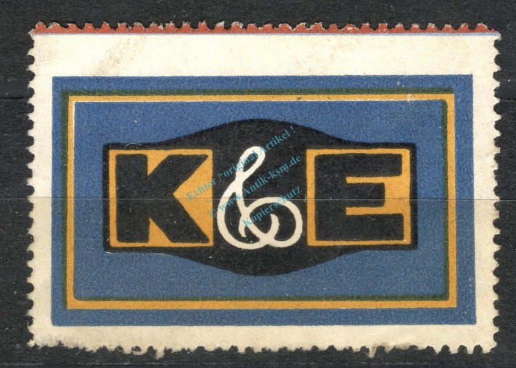 Reklamemarke Hannover -J. C. König & Ebhardt- unc-kfr. -0192-