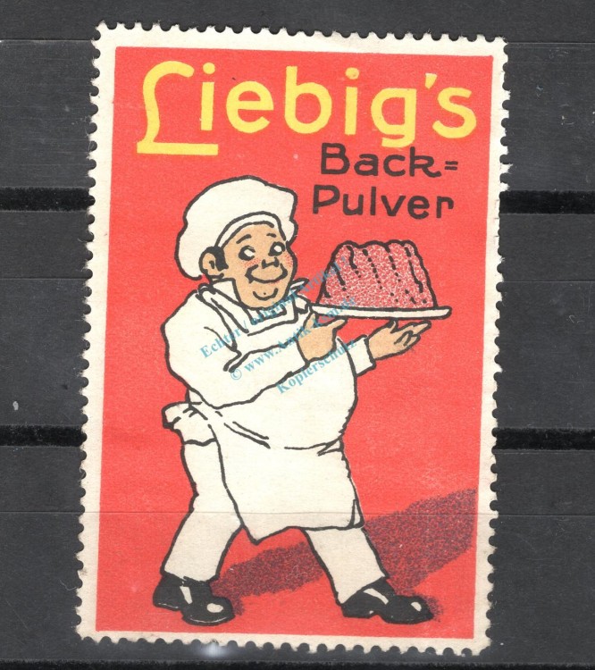 Reklamemarke Hannover -Liebigs Backpulver rot- unc-kfr. -0177-