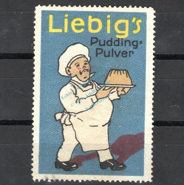 Reklamemarke Hannover -Liebigs Puddingpulver blau- unc-kfr. -0178-