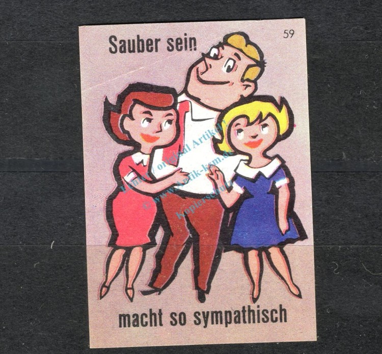 Reklamemarke Henkel -Sauber sein macht so sympathisch- unc-kfr. -0193-
