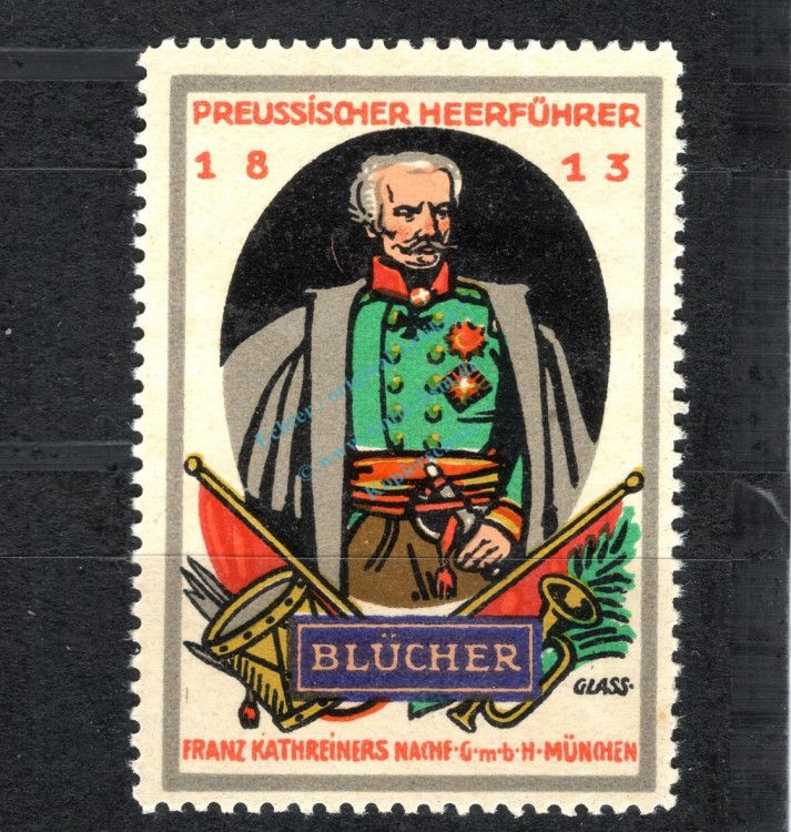 Reklamemarke München -Franz Kathreiner G.m.b.H. Blücher- unc-kfr. -0196-