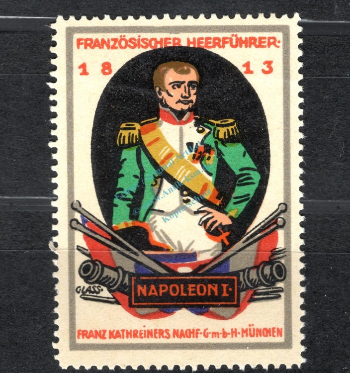Reklamemarke München -Franz Kathreiner G.m.b.H. Napoleon- unc-kfr. -0197-