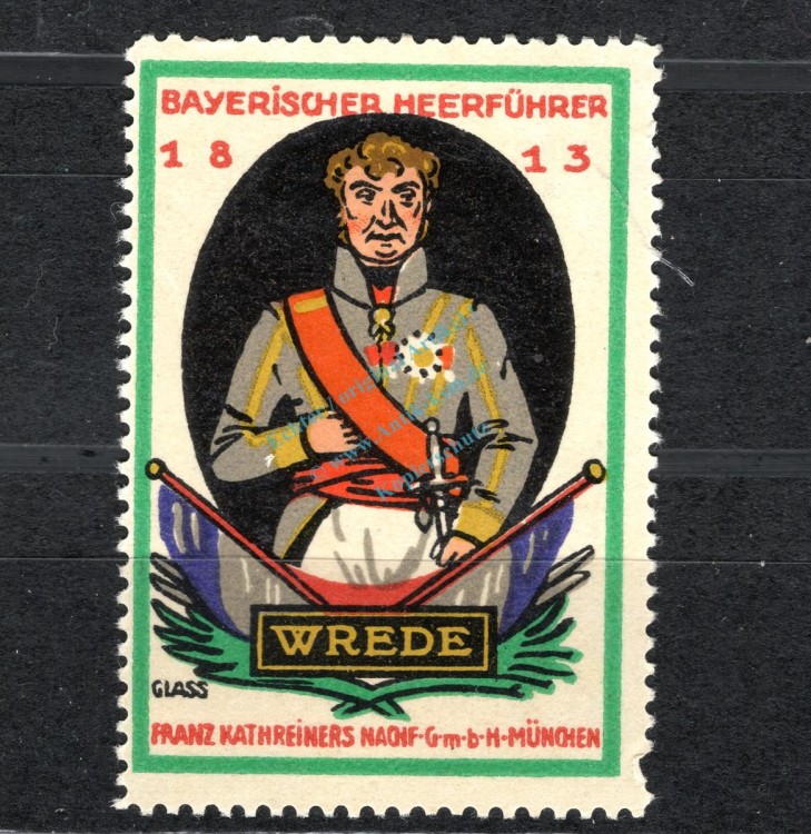 Reklamemarke München -Franz Kathreiner G.m.b.H. Wrede- unc-kfr. -0195-