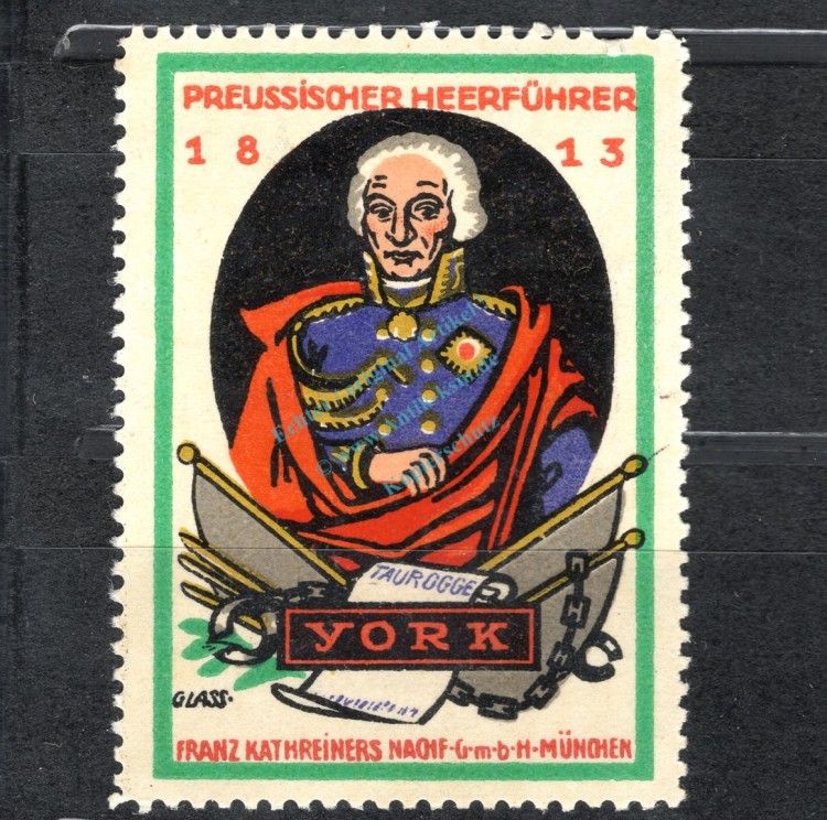 Reklamemarke München -Franz Kathreiner G.m.b.H. York- unc-kfr. -0194-