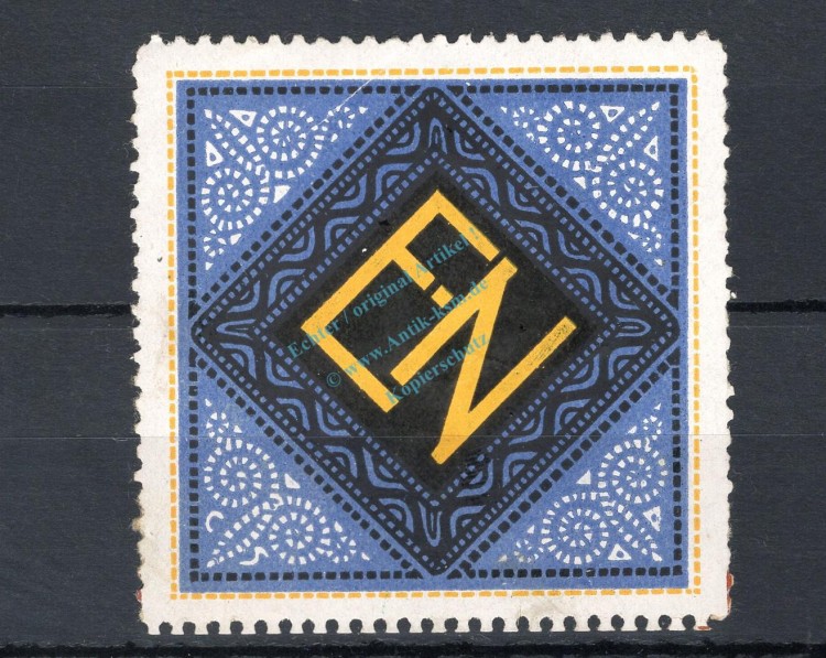Reklamemarke Nürnberg -Kunstanstalt E. Nister- unc-kfr. -0132-