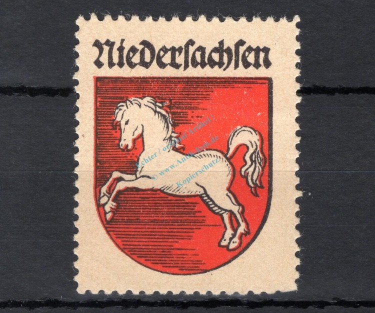 Reklamemarke Vignette Niedersachsen -Kaffee Hag Marke- unc-kfr. -0138-