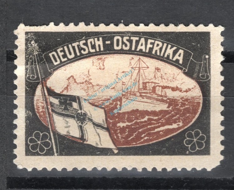 Reklamemarke ehem. Kolonien -deutsch Ostafrika, Hohenzollern- unc-kfr. -0245-