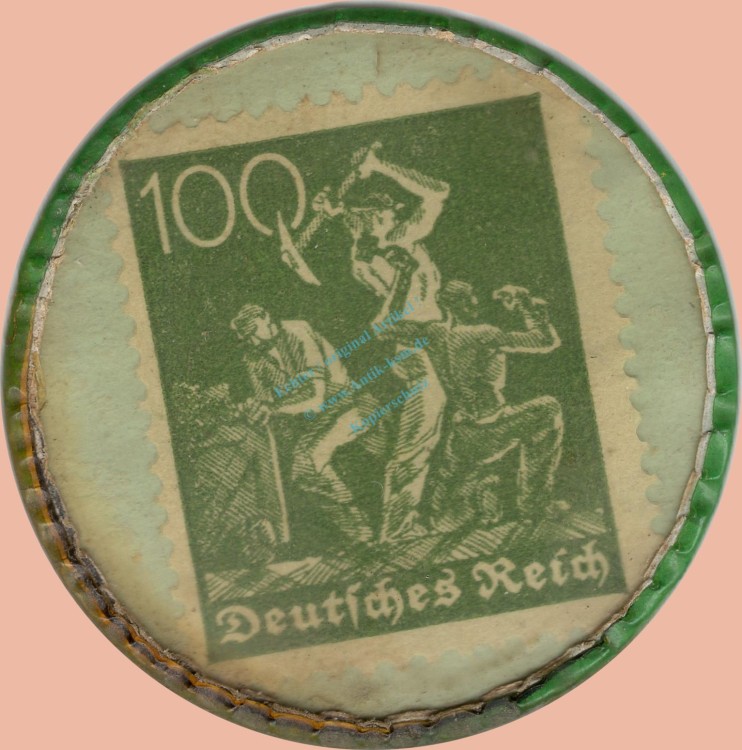 Rheine , Kapselgeld 100 Pfennig -Kümpers Edelliköre- unc-kfr. NRW o.D. -0100-
