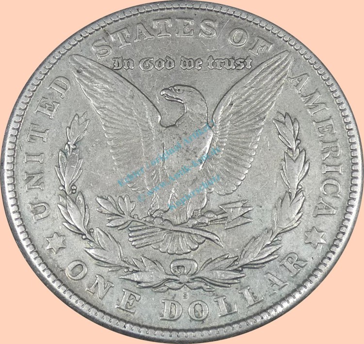 USA , 1 Dollar 1921 -Morgan Dollar- , Km.110 ss. -0312-