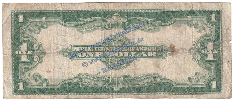 Amerika , 1 Dollar -Silver C.- Schein in gbr. von 1923 , vereingte Staaten