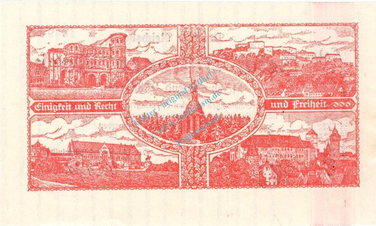 Banknote , 10 Billionen Mark Schein unc-kfr. RVM-17, S.1030, Reichsbahn 1923