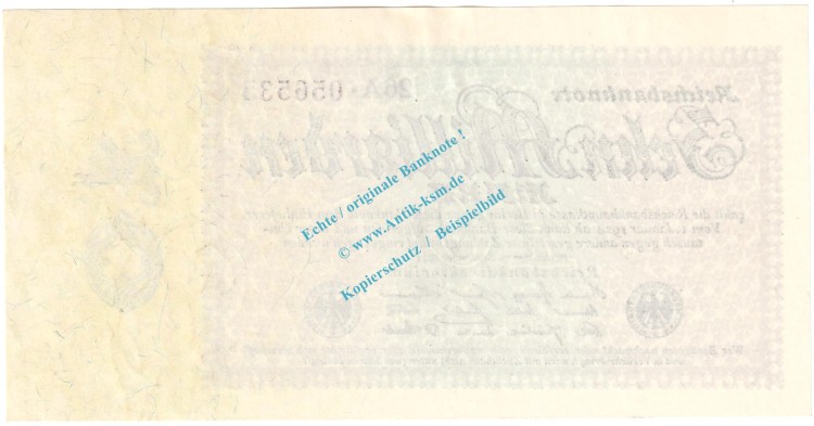 Banknote , 10 Milliarden Mark Schein in kfr. DEU-134.c, P.116 , Weimarer Republik 1923 Inflation