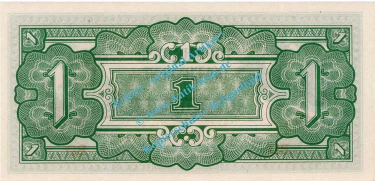 Banknote Burma , 1 Rupie Schein -Japanese Government- ND 1942 in unc - kfr
