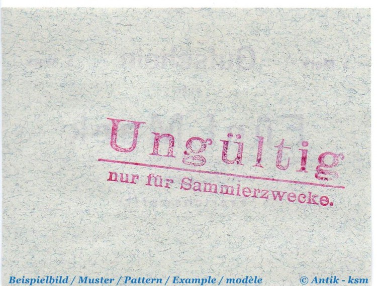 Banknote Einswarden , 5 Mark Schein in kfr. E , Geiger 120.01 , 10.1918 , Niedersachsen Großnotgeld