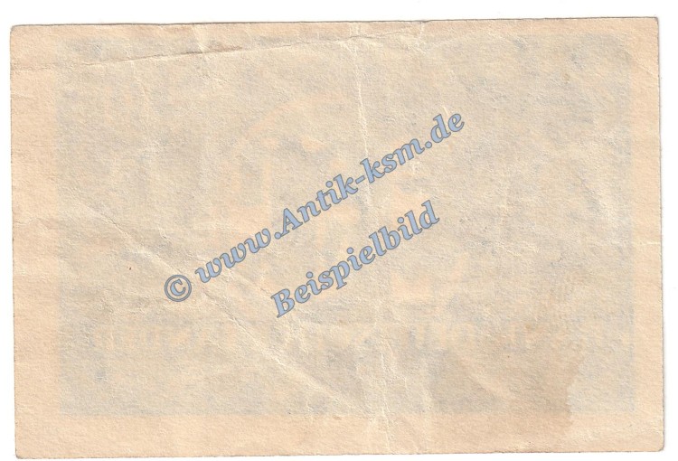 Banknoten , 10 Pfennig -FEHLDRUCK- in gbr. WBZ-12.b, Ros.251, P.12 , Kopfgeld Bank deutscher Länder