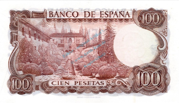 Banknote Spanien , 100 Pesetas Schein 1970 -Manuel de Falla- unc-kfr WPM.152